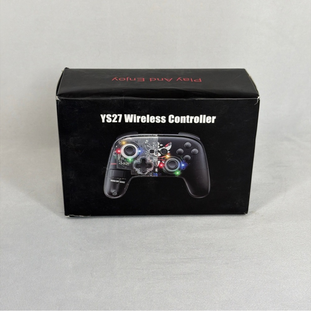 YS27 Gamepad NON-OEM Controller - Black (New/Open Box)